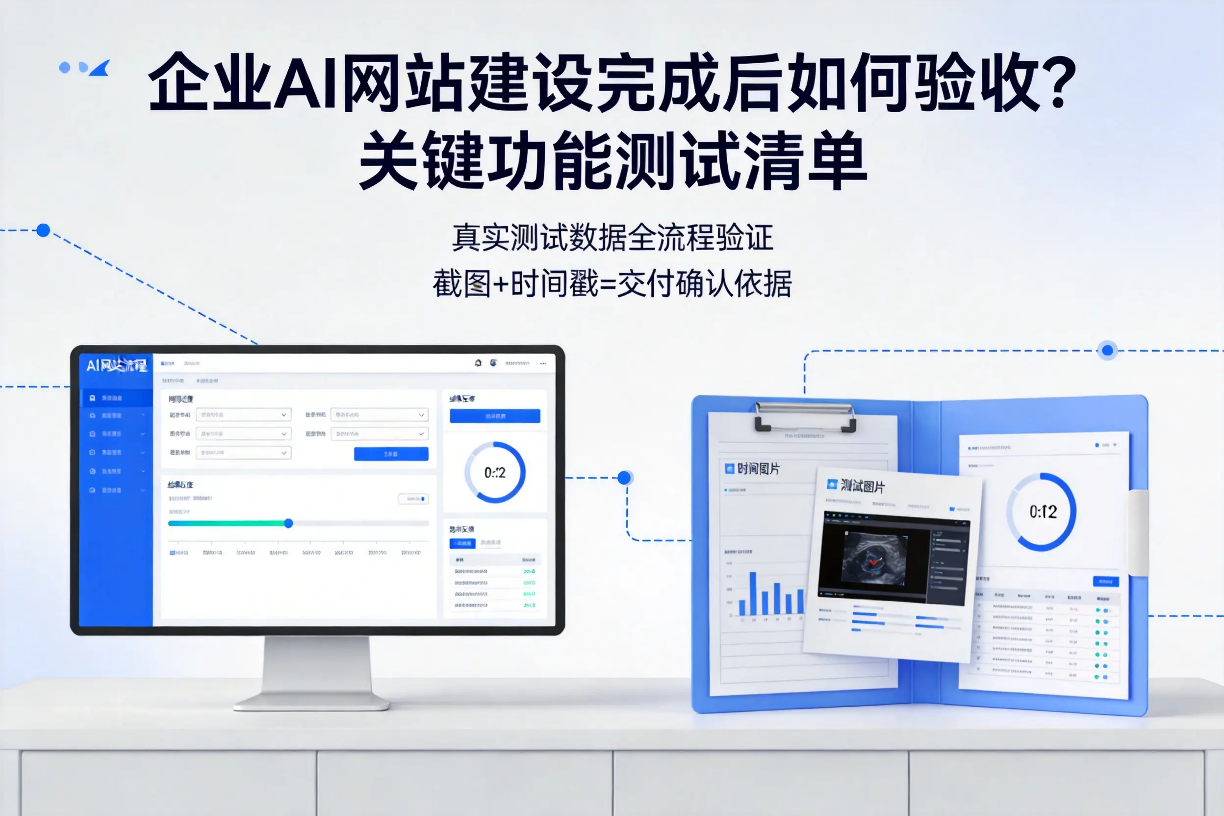 张掖企业AI网站建设完成后如何验收?关键功能测试清单