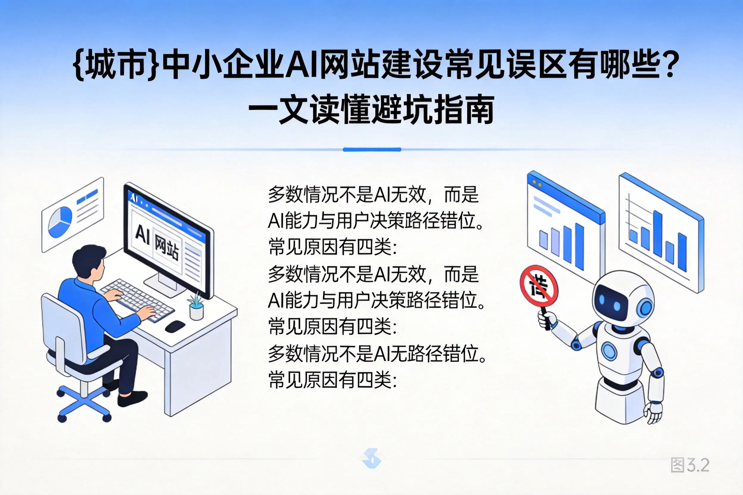 张掖中小企业AI网站建设常见误区有哪些?一文读懂避坑指南