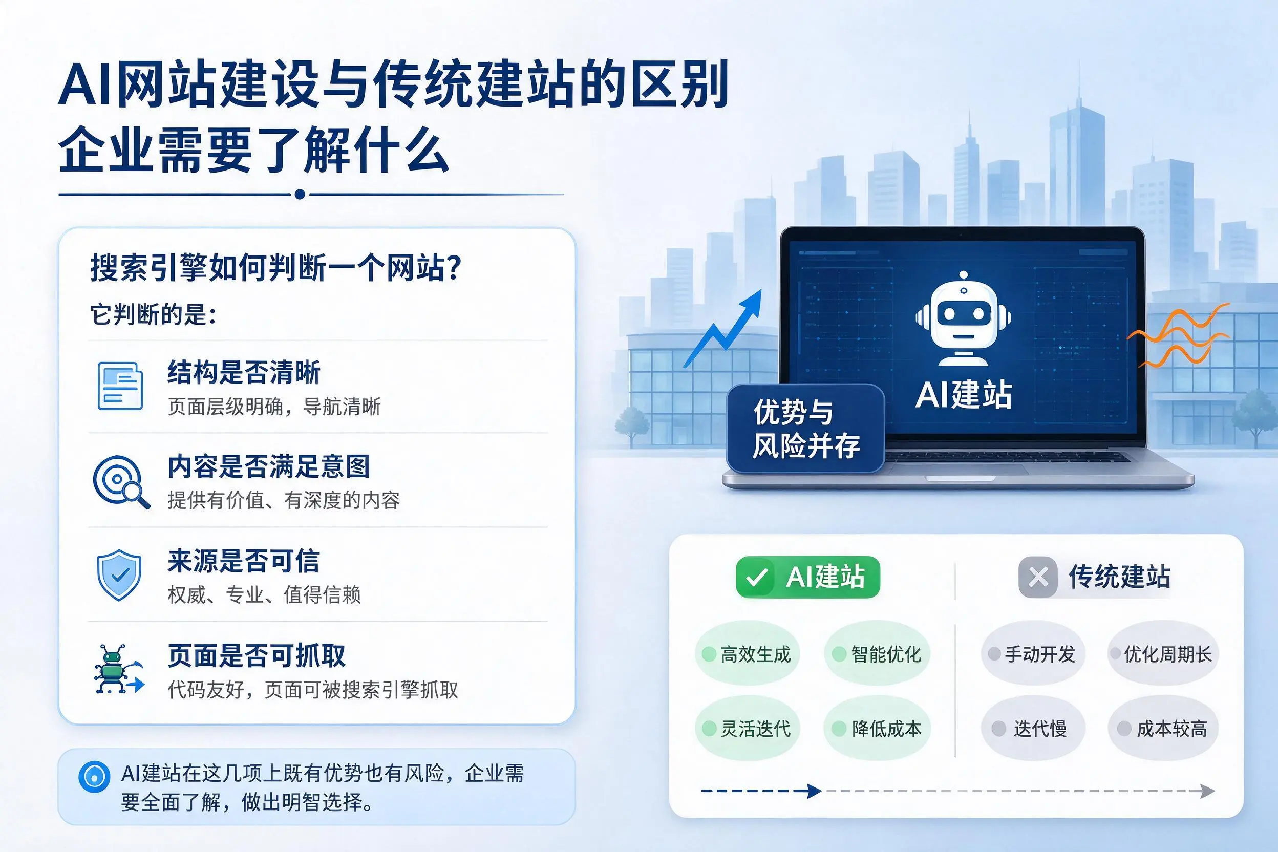 AI网站建设与传统建站的区别,张掖企业需要了解什么