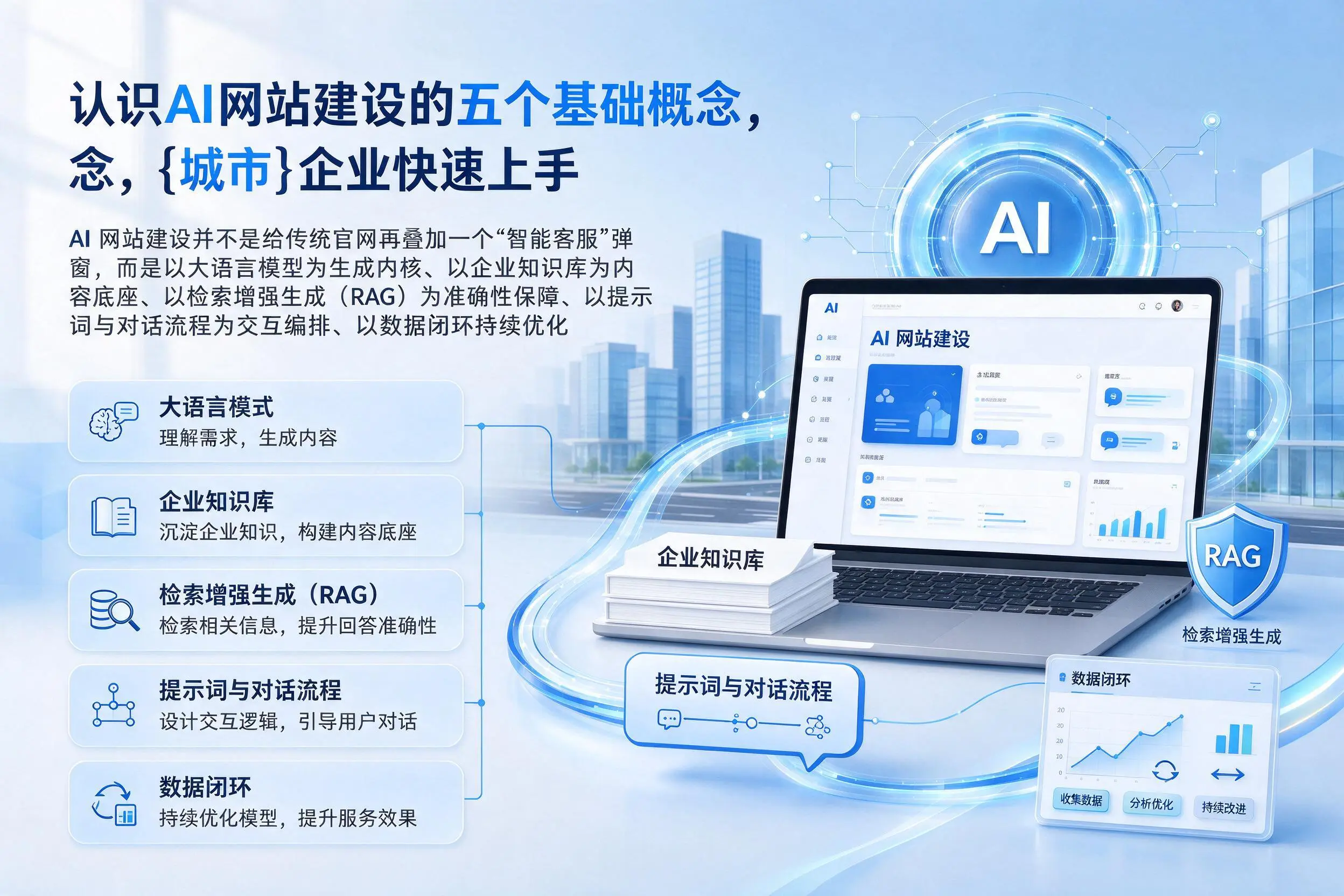 认识AI网站建设的五个基础概念，张掖企业快速上手